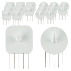 꾹핀 일자형 3p + U자형 3p 세트, 화이트, 3세트