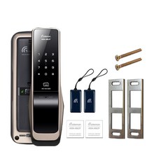 Gateman無孔門鎖+加厚門鎖GNP-YG120, GNP-YG120