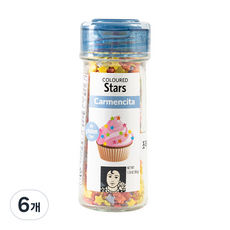 카르멘시타 컬러스타 스프링클, 50g, 6개