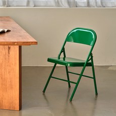 하우스레시피 듀코 접이식 의자, 그린, 1개