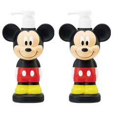 Skater BSSB6 臉部造型按壓瓶 480ML 米奇, 混合色, 2個