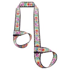 LJG 彼拉提斯瑜珈墊綁帶 整理帶, 圖案 黑色, 1個