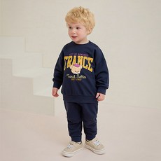 milkmile 巴黎風小熊上下衣套裝