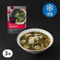 더미식 냉이 된장국 2인분 (냉동), 700g, 3개