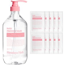NARD 女性私密處清潔露 1000ml+旅行試用包 4ml 10包組, 1組