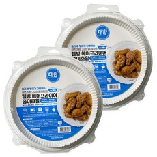 DaiHanWellbeingAluminiumFoilDish 氣炸鍋專用紙, 90入, 2個, 24cm