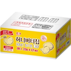 해태제과 허니버터칩, 33g, 12개