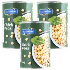 SANGIULIANO 이집트 콩 칙피스, 3개, 400g