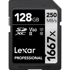 Lexar 雷克沙 SDXC 1667倍速 UHS-2 記憶卡 LSD128CB1667, 128GB, 1個