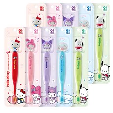 아텍스 산리오캐릭터즈 피규어 칫솔 5종 세트 STEP2, 혼합색상, 5개입, 2세트