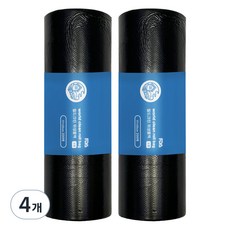 월드크린 위생롤백 검정 소 17cm x 25cm, 소(S), 200개입, 4개