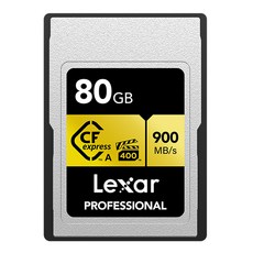 Lexar 雷克沙 Professional CFexpress Type A 記憶卡 LCAGOLD080G-RNENG, 80GB