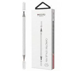 yesido Android iOS 2合1 原子筆 觸控筆 圓盤式 白色 ST04 鋼琴烤漆筆身