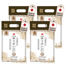 樂米穀場 宇都宮大21白米 日本山形縣產, 1kg, 4個, 一等