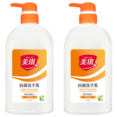 美琪 抗菌洗手乳 玫瑰果萃 植萃防護, 700ml, 2瓶
