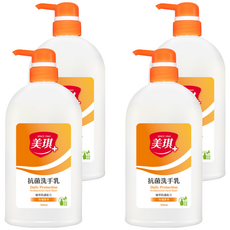 美琪 抗菌洗手乳 玫瑰果萃, 4瓶, 700ml