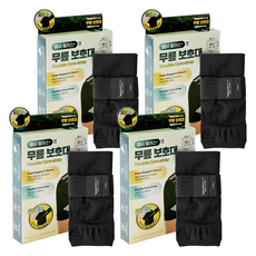 헬씨플러스 고탄력 더블 코어 스트랩 압박용 밴드 무릎 보호대, 4개