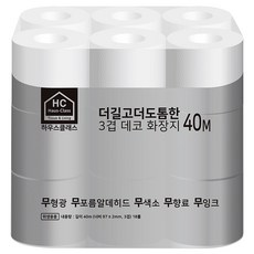 Haus-Class加長增厚3層捲筒衛生紙 40m, 18捲, 1個
