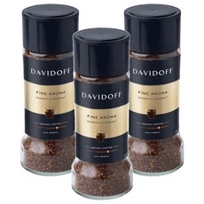 DAVIDOFF 即溶咖啡FINE AROMA, 100g, 3罐