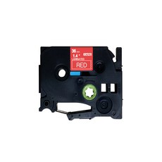 브라더 호환 라벨 테이프 36mm TZ-465, 빨강바탕 + 흰색글자