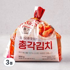 종가 총각김치, 900g, 3봉