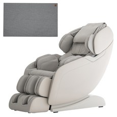 리쏘 오스카 PT 안마의자 + 전용 카페트 세트 방문설치, LSF-7100F, 베이지 + 오트밀그레이(안마의자), 그레이(카페트)