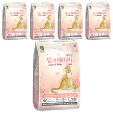 캐츠랑 맘앤베이비 고양이 사료, 피부/피모+장건강, 2kg, 5개