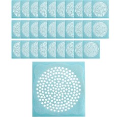 THE ZAKKA 浴室排水孔濾網, 白色, 30入