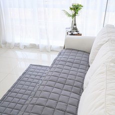 Azam 人造絲素色沙發墊 四人座