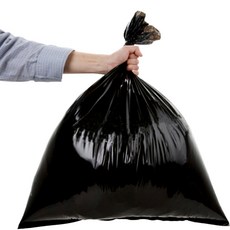 담다비닐 쓰레기 비닐봉투 검정 100p, 40L, 1개
