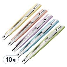 WHASHIN 215 美工刀 KN-215P5 小 5入, 桃色+黃色+綠色+藍色+紫色, 10個