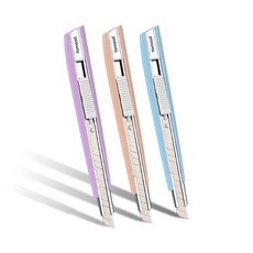 탐사 커터칼 9mm 3개입, 3종, 1세트