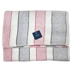 星紅織品 台灣製 色紗竹炭輕量浴巾, 粉色, 1條