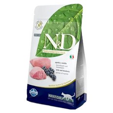 Farmina 法米納 全齡貓 天然頂級無穀系列 貓飼料, 羊肉藍莓, 300g, 1包