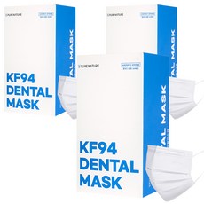 Purenature 덴탈형 피부 저자극 황사용마스크 대형 성인용 KF94, 30개입, 3개, 화이트