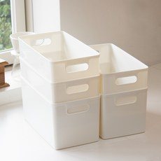 Im Home Living 置物收納盒, 白色, 5個