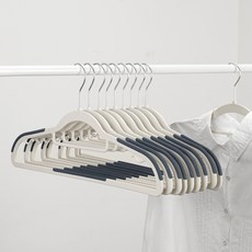 코멧 홈 미끄럼방지 회전형 옷걸이, 블루, 10개