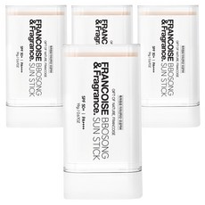 프랑스와즈 뽀송 선스틱 SPF50+ PA++++, 19g, 4개