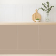 Z:IN 黏貼式牆壁地板單色貼紙, ES48 Beige