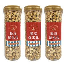 RICO 脆皮爆米花 岩燒海苔口味 手工精製, 370g, 3罐