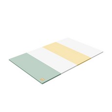 알집매트 에코 실리온 유아 폴더매트, 듀오 올리브그린