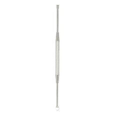 GREEN BELL 綠鐘 雙頭掏耳棒, 金屬製 360度清潔耳垢, 1支, 1入