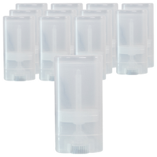 半透明防曬棒/乳液棒容器 15g, 12個, 單一顏色