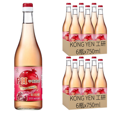 KONG YEN 工研 PH平衡 紅石榴飲料, 750ml, 12瓶