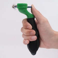 DING DONG PET 刷小型犬用灰色長鈕扣, 綠色/灰色(按鈕), 1支