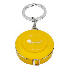 바코젤 휴대용 미니 줄자 열쇠고리형 노랑, 1개, 150cm