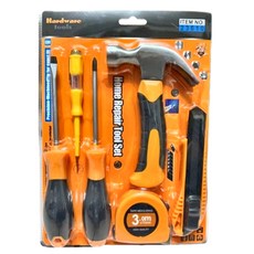 工具套裝，包含捲尺、螺絲起子等, 23610, 1組