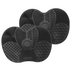 DM 矽膠刷具清潔墊, 黑色, 2個