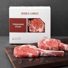 미국산 토마호크 스테이크 선물세트 (냉장), 1.2kg, 1개