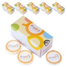 Pockyroll Plus 吸吮壓縮抹布, 6個
